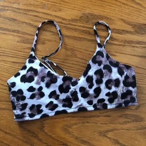 Leopard Bikini Top - NWT